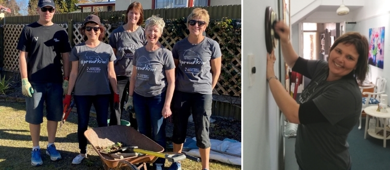 Crombie Lockwood Timaru team volunteering at Moreh Home